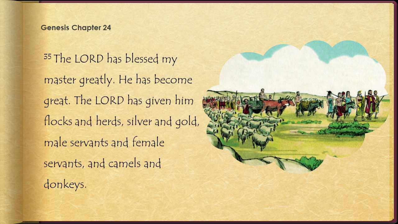 Genesis 24 - A wife for Isaac - PnC Bible Reading - Illustrated Bible ...