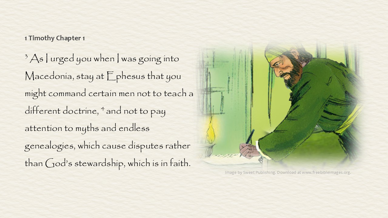 1 Timothy Chapter 1 - PnC Bible Reading - Illustrated Bible Scriptures